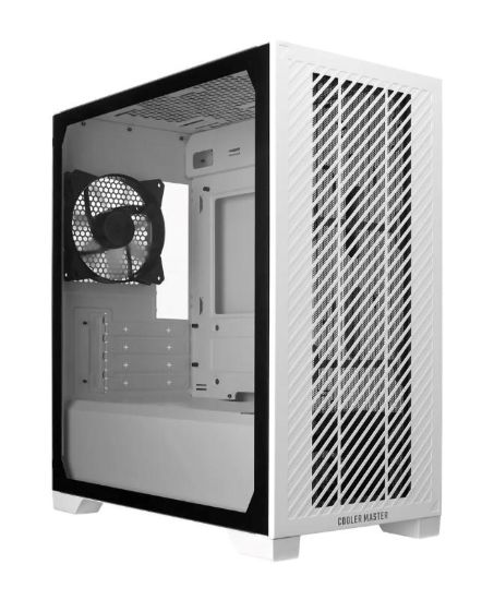 Obrázek Cooler Master case Elite 301 Lite, mATX, Průhledná bočnice, 1x 120mm Fan, Bílá