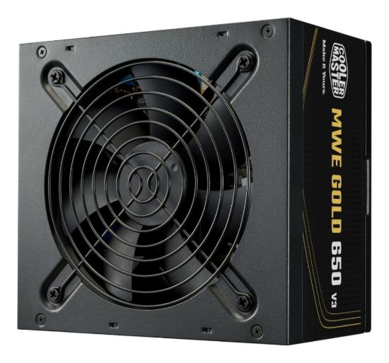 Obrázek Cooler Master zdroj MWE Gold 650W V3, 120mm, 80+ Gold, ATX 3.1