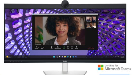 Obrázek DELL LCD P3424WEB - 34"/IPS/LED/WQHD/3440x1440/21:9/60Hz/8ms/1000:1/300 cd/m2/Speaker/HDMI/DP/VESA/3YNBD (210-BFOB)