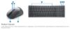 Obrázek DELL Multi- Device Wireless Keyboard and Mouse - KM7120 W - US International (QWERTY)