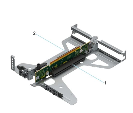 Obrázek DELL Riser Config 2 Butterfly Gen4 Riser (x8/x8) PowerEdge R360 CK