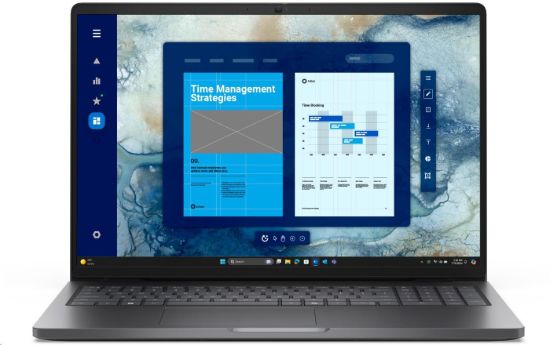 Obrázek DELL NTB Pro 16 PC16250/U5-235U/32GB/512SSD/16" FHD+ /IR Cam & Mic/65W/WLAN/vPro|Backlit Kb/W11 Pro/3Y PS NBD