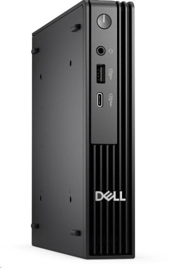 Obrázek DELL PC Pro Micro QCM1255/TPM/AMD Ryzen 3 8300GE/8GB/512GB SSD/65W/WLAN/Kb/Mouse/W11 Pro/3Y PS NBD