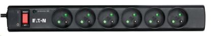 Obrázek Eaton Protection Strip 6 FR, přepěťová ochrana, 6 zásuvek, 1m