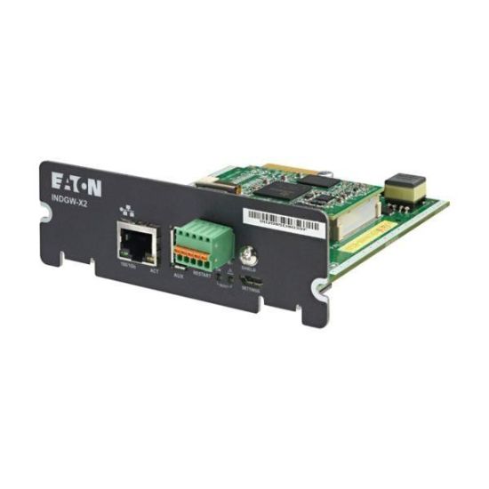 Obrázek Eaton kom. karta Gigabit Indrustrial Gateway X2 Card (X-Slot), (pro BladeUPS, 9155, 9355, 9395, 9395P)