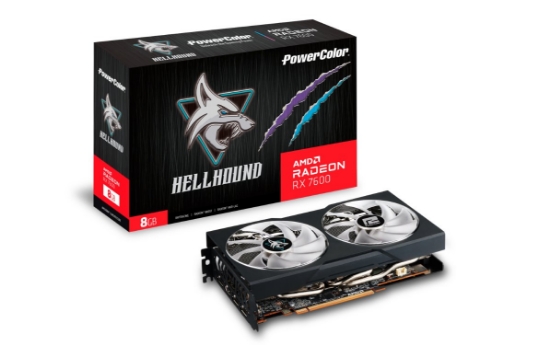 Obrázek PowerColor TUL Hellhound AMD Radeon RX 7600 8GB GDDR6