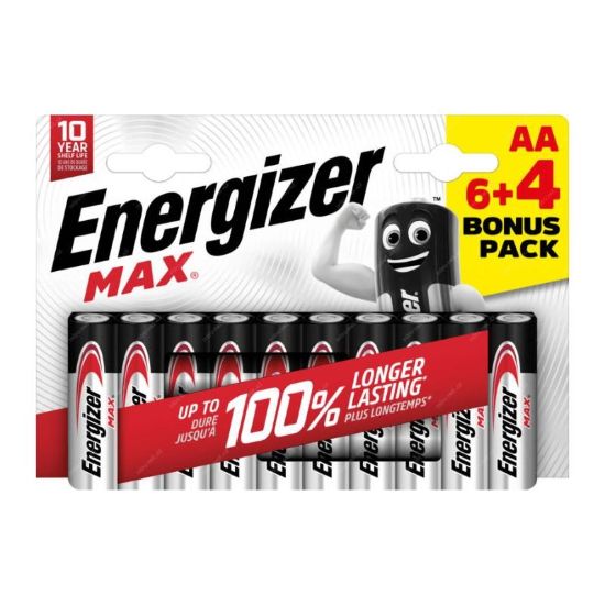 Obrázek Energizer LR6/10 Max AA 6+4 zdarma