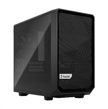 Obrázek FRACTAL DESIGN skříň Meshify 2 Nano Black TG Dark Tint, USB 3.1 Type-C, 2x USB 3.0, bez zdroje, miniITX