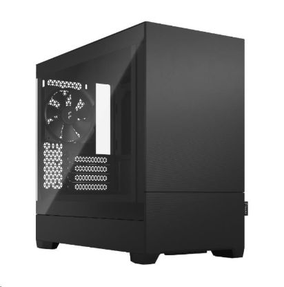 Obrázek FRACTAL DESIGN skříň Pop Mini Silent Black TG Clear Tint, 2x USB 3.0, bez zdroje, mATX