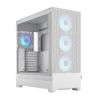 Obrázek FRACTAL DESIGN skříň Pop XL Air RGB White TG Clear Tint, 2x USB 3.0, bez zdroje, E- ATX