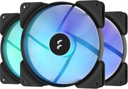 Obrázek FRACTAL DESIGN ventilátor Aspect 14 RGB PWM Black Frame 3-pack, 140mm