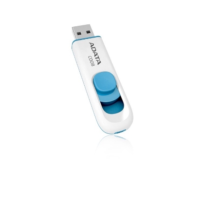 Obrázek ADATA Flash Disk 16GB C008, USB 2.0 Classic, bílá