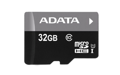 Obrázek ADATA MicroSDHC karta 32GB UHS-I Class 10 + SD adaptér, Premier