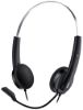 Obrázek GENIUS sluchátka HS- 220U/ USB/ černo- stříbrná