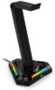 Obrázek GENIUS Stojan na sluchátka GX- UH100/ RGB/ USB hub (2x USB, 2x USB- C)