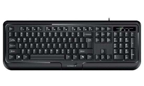 Obrázek GENIUS klávesnice KB-118 II / Drátová/ Copilot/ USB/ černá/ CZ+SK layout