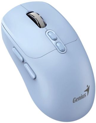 Obrázek GENIUS myš NX- 8080S BT/ duální Bluetooth + 2, 4GHz/ 1600 dpi/ Copilot/ bezdrátová/ tichá/ modrá