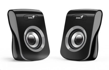 Obrázek GENIUS repro SP- Q180 Iron Gray, 2.0, 6W, USB napájení, 3, 5" jack, černo- šedé