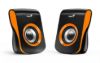 Obrázek GENIUS repro SP- Q180 Orange, 2.0, 6 W, USB napájení, 3, 5" jack, černo- oranžové