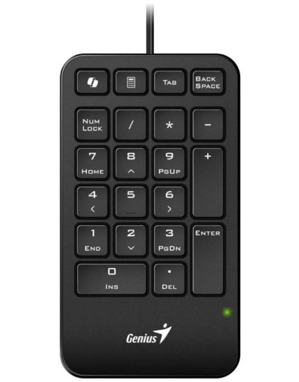 Obrázek GENIUS Numerická klávesnice NumPad 125, Drátová USB-C, černá