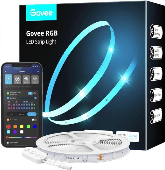 Obrázek Govee WiFi RGB Smart LED pásek 5m