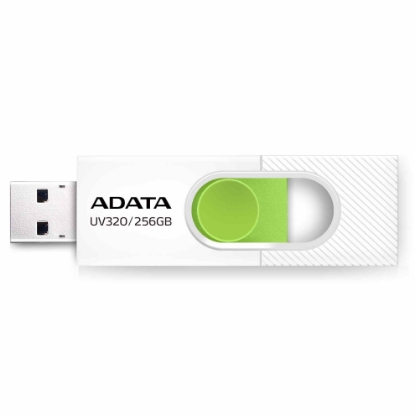 Obrázek ADATA Flash Disk 256GB UV320, USB 3.2, bílo-zelená