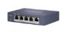 Obrázek HIKVISION DS- 3E0505HP- E, full Gb switch 4x PoE (1x HI- PoE), 1x uplink RJ- 45, 60 W, dosah až 300m