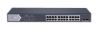 Obrázek HIKVISION DS- 3E1526P- SI, Smart managed switch 24x Gb PoE + 2x Gb SFP Uplink, 370 W, Super PoE - dosah až 300m