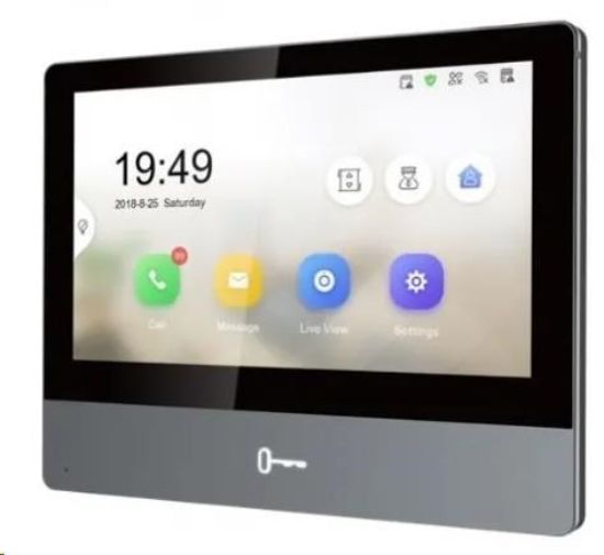 Obrázek HIKVISION DS-KH8350-WTE1/EU, 7" IP bytový dotykový monitor; Wi-Fi; PoE