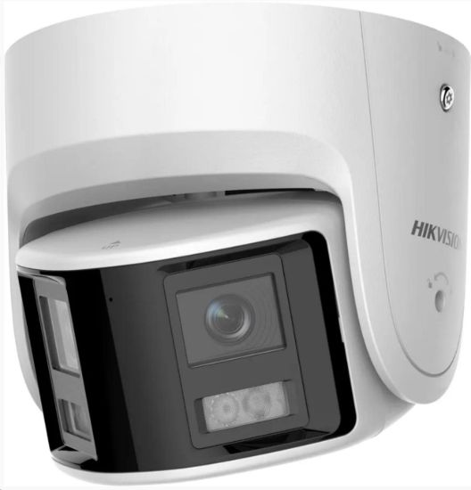 Obrázek HIKVISION DS-2CD2347G2P-LSU/SL(2.8MM)(C), 4MPix IP Turret ColorVu AcuSense panoramatická kamera; LED 30m, WDR 130dB, Aud