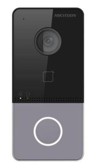 Obrázek HIKVISION DS-KV6113-WPE1(C), IP dveřní interkom, 1-tlač., plast, čtečka karet, 2MPx kamera, WiFi