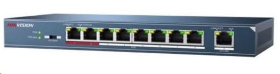 Obrázek HIKVISION DS-3E0109P-E/M(B), 9x 10/100Mbit, 8x 802.3at PoE typ A 30W