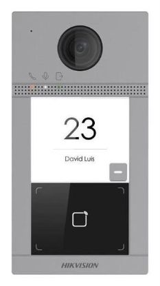 Obrázek Hikvision DS- KV8113- WME1(C), IP dveřní interkom 1- tlač., čtečka karet, 2MPx kamera, WiFi