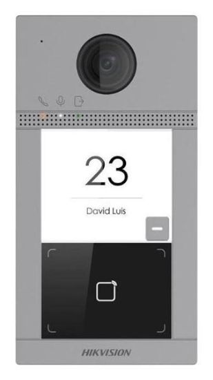 Obrázek Hikvision DS-KV8113-WME1(C), IP dveřní interkom 1-tlač., čtečka karet, 2MPx kamera, WiFi