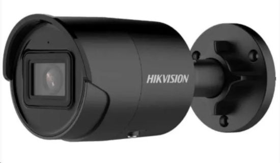 Obrázek Hikvision DS-2CD2046G2-IU(2.8mm)(C)(BLACK),4MPix IP Bullet AcuSense kamera; IR 40m, mikrofon, černá