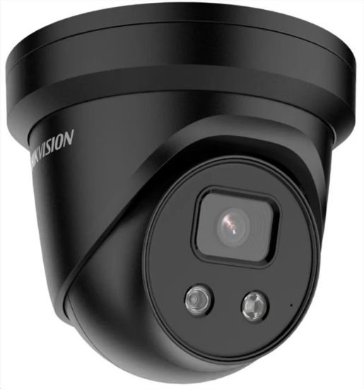 Obrázek Hikvision DS-2CD2346G2-IU(2.8mm)(C)(BLACK), 4MPix IP Turret AcuSense kamera; IR 30m, IP67, mikrofon, černá