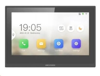 Obrázek Hikvision DS- KH6351- WTE1, 7" IP bytový dotykový monitor; PoE; Wi- Fi