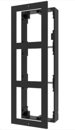 Obrázek Hikvision DS- KD- ACW3/ Black, 3- rámeček interkomu pro povrchovou montáž; černý