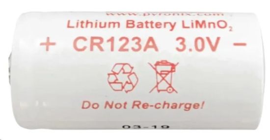 Obrázek Hikvision DS-PDP-IN-CR123A, Lithiová baterie 1600 mAh; 3.0V