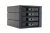 Obrázek CHIEFTEC SATA/ SAS Backplane CBP- 3141SAS, 3 x 5.25" bays for 4 SAS/ S- ATA HDDs, Hot- Swap, full aluminium
