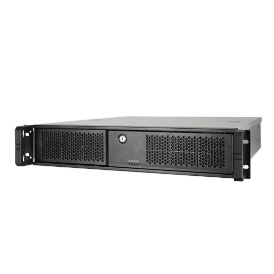 Obrázek CHIEFTEC skříň Rackmount 2U mATX/ATX, UNC-209SR-B-OP, 20" Slide Rail, Black