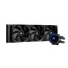 Obrázek CHIEFTEC vodní chlazení CPU Iceberg 360 Dark, 3 x 120mm, ARGB vodní blok, LGA1851, AM5, černá