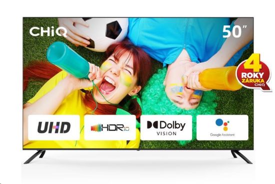 Obrázek CHiQ U50G7LX TV 50", UHD, smart, Android 11, Dolby Vision, Frameless