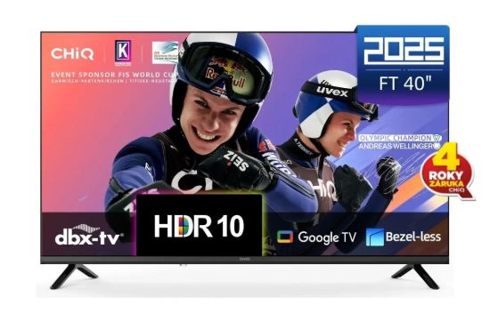 Obrázek CHiQ L40FT TV 40", FHD, smart, Google TV, dbx-tv, Dolby Audio, Frameless