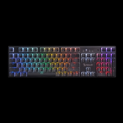 Obrázek A4tech Bloody Klávesnice  S510R, herní klávesnice, mechanická, drátová, Red Switch, CZ/SK, Černá