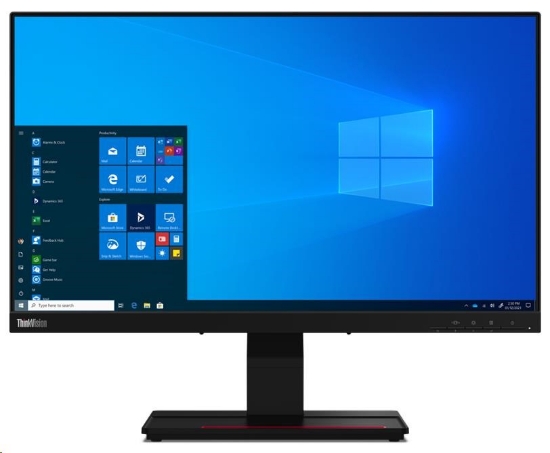 Obrázek LENOVO LCD T24t-20 - 23.8",IPS, touch, matný, 16:9, 300cd/m2, 1000:1, DP, HDMI, USB-C, 4xUSB,Vesa