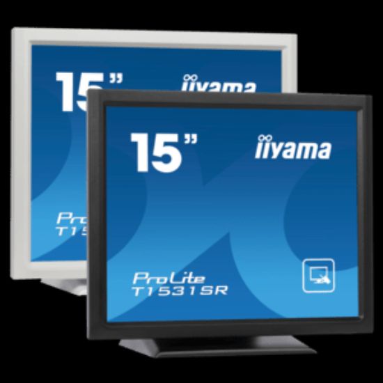 Obrázek iiyama ProLite T1521MSC-B2, 38.1 cm (15''), Projected Capacitive, 10 TP, kit (USB), black