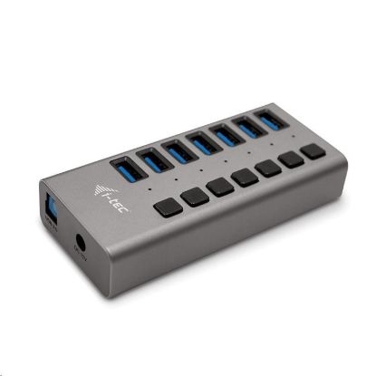 Obrázek i- tec USB 3.0 nabíjecí HUB 7port + Power Adapter 36 W