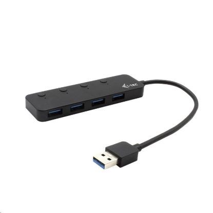 Obrázek i- tec USB 3.0 nabíjecí HUB 4port s individuálními vypínači