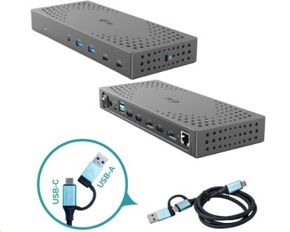 Obrázek i- tec USB 3.0 / USB- C / Thunderbolt, 3x 4K Docking Station Gen 2 + PD 100W